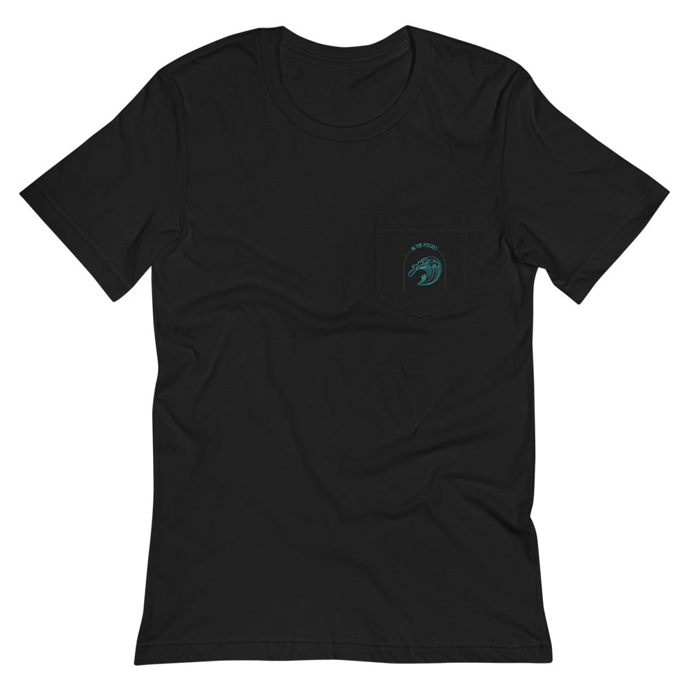 Wave Art Pocket T-Shirt
